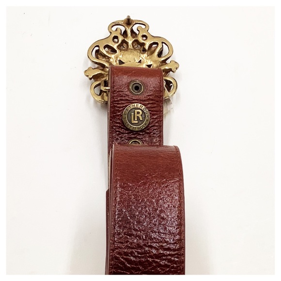 {LEATHEROCK}LET IT ROCK Ladies Belt - Picture 5 of 9